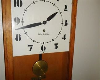 Art Deco Seth Thomas Wall Clock..works!