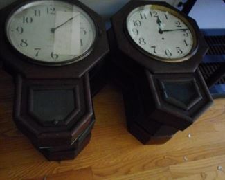 Regulator Wall Clocks, Seth Thomas, Waterbury 