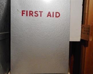 Vintage First Aid Wall Mount 1963