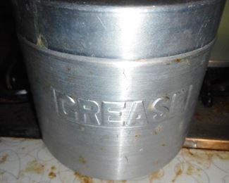Grease container with Strainer