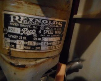 Reynolds 4 Speed Industrial Bakery Mixer