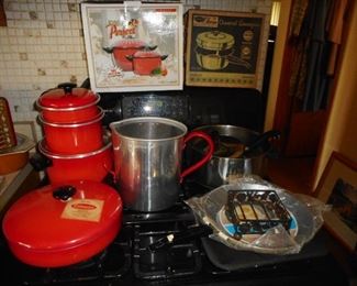 Vintage Never Used Cookware