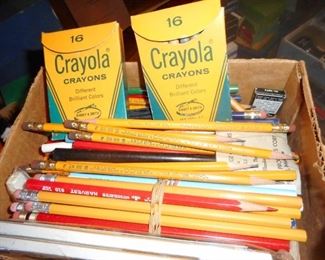 Vintage School Supplies.. Remember Yellow #2 Pencil? or The Dreaded RED PENCIL..that marked your papers?!!