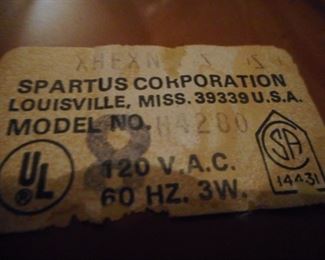 Label on Back