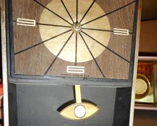 Mid Century Spartus Electric Wall Clock