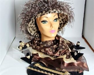 Designer Scarves.  this Designer Hat by Philip Tracy