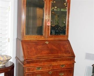 Century Furniture Drop Front Secretary with Bookcase