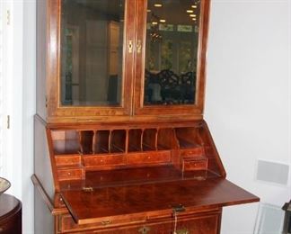 Century Furniture Drop Front Secretary with Bookcase