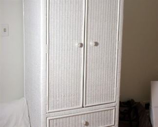 Wicker Armoire