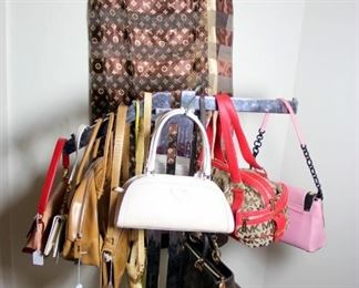Designer Purses - Ferragamo, St. John, Prada, Michael Kors, Escada, Dior & More!