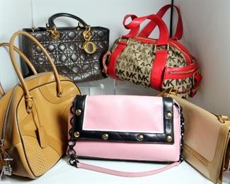 Designer Purses - Ferragamo, St. John, Prada, Michael Kors, Escada, Dior & More!