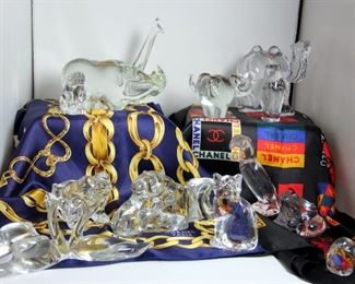 Baccarat Crystal, designer Scarves