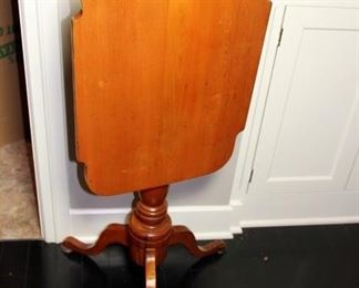 Cherry Tilt Top Table