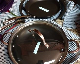 Selling large collection Calphalon baking ware. Over 20 pieces (not including lids). Well cared for, Much of which has never been used. Would cost $900+ to buy pieces new.
Ideally looking to sell the entire lot together, but can break down as follows.
$30 - Calphalon Unison 5Qt Dutch Oven (1 pan, 1 lid)
$30 - Calphalon Contemporary 10" & 12" Fry Pan Set (2 pans, 1 lid)
$85 - Calphalon Contemporary Pot Set (4 pots, 4 lids)
$175 - Calphalon Premier Set (4 pots, 2 pans, 5 lids, 1 inset, 1 Colander)
$50 - Large Pot Pair (2 pots, 2 lids, 1 inset)
$30 - 2 Pan Set (2 pans, 1 lid)