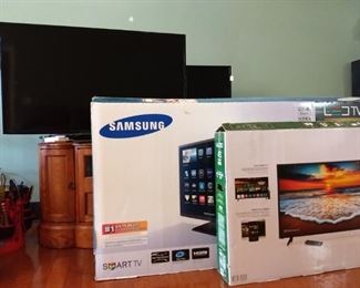 55" Samsung Smart TV - $299 - and 43" Vizio - $249