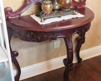 Rosewood accent table