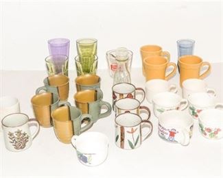 35. Ceramic Mugs and Glasses