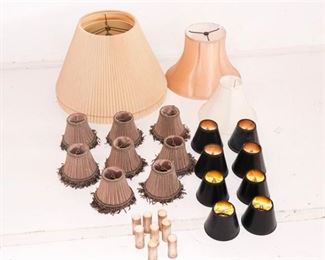 44. Various Lamp Shades