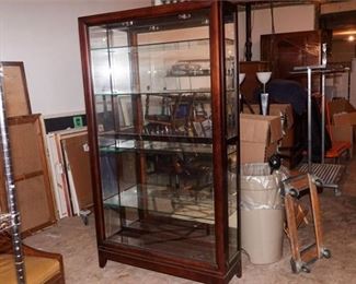 45. Glass Paneled Showcase