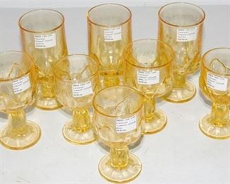 48. Eight 8 Franciscan Cabaret Glasses