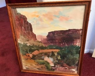 Stephen Juharos. "Evening in Supai"
