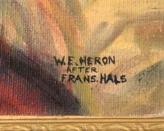 W.E. Heron After Frans. Hals