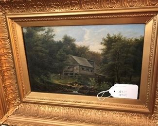 ? C. Youngs, Antique Oil Painting. Very well done. 