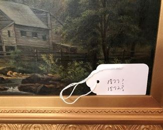 ? C. Youngs, Antique Oil Painting. Very well done. 