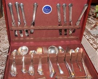 1937 Towle Chippendale Sterling Silver Flatware  - 71 pieces