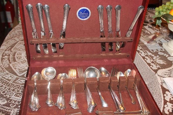 1937 Towle Chippendale Sterling Silver Flatware  - 71 pieces