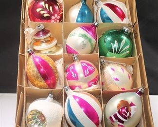 Set of vintage ornaments