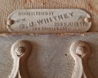 Antique G. U. Whitney Trunk 