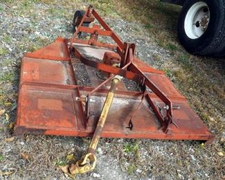 5 Ft Brush Hog, 3 Point Hitch Connection, PTO Powered