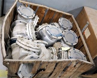 Sharp 6" Check Valves, Qty 8, New Old Stock