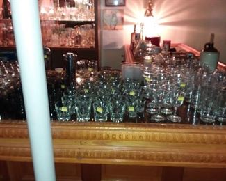 BARWARE GLASSES IN THE HUNDREDS!!