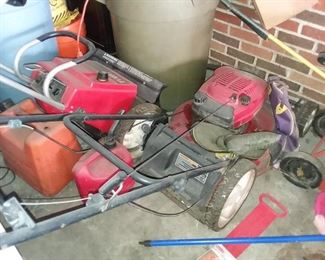 MOWER, SNOW BLOWER.... BUT ALSO ON THE NOV . 12TH SALE FOR ONE DAY ONLY AT ANOTHER LOCATION, WE HAVE A VINTAGE MOWER AND TILLER AND TONS OF OTHER OLD TOOLS!