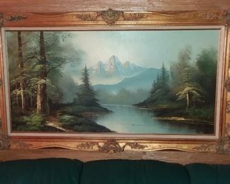 LARGE SOFA SIZE OIL ON CANVAS