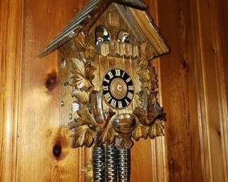 Old German coo coo clock