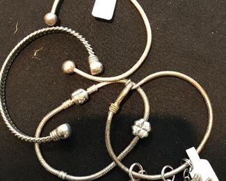 Sterling bracelets 