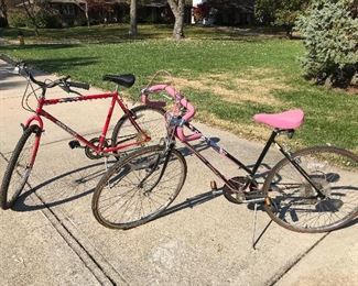 Bikes: Huffy, Mongoose