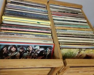 Over 1000 LPs and 45s.  Rock n Roll