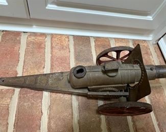 #6 vintage toy 24 x 7.5x9 cannon   $ 120.00