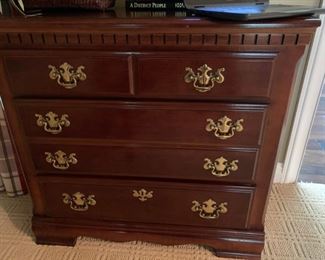 #26 3 drawer chest bottom drawer is faults to put vcr in   $ 65.00