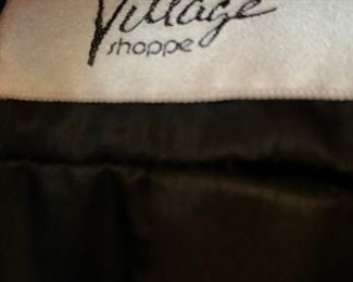 #67 size 12 Village black mink coat jacket   $ 350.00