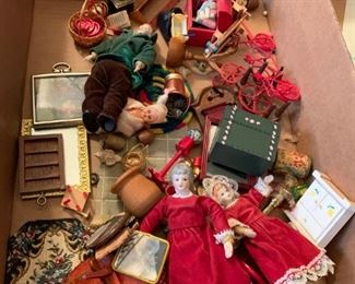 #65 doll house furniture taged in bags  $ 200.00