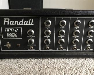 Randall guitar amplifier