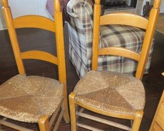 Antique Prayer Chairs
Rush Seats