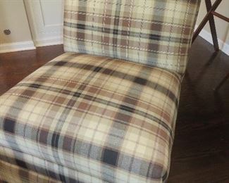 Brown Plaid Slipper Chair
Ethan Allen