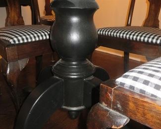 Round Dining Table Worn Black Finish
Ballard Design