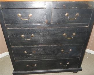 Antique Black Dresser